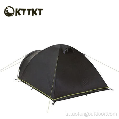 4.75kg siyah kamp trekking çift çadır
